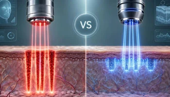 Laser fracționat CO2 Vs laser fracționat cu erbiu